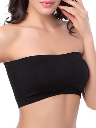 3PCS Padded Shoulderless Bra