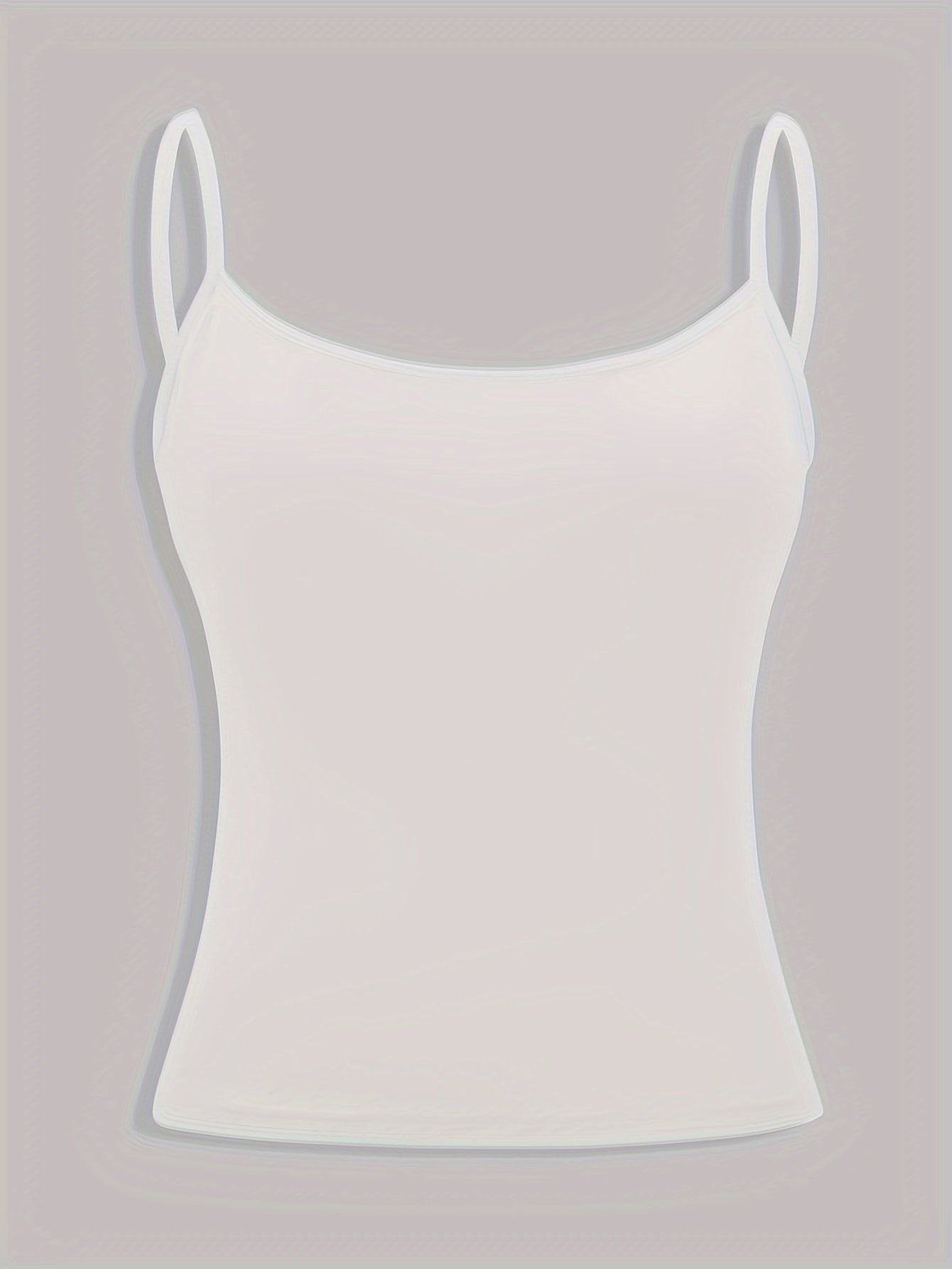 3pcs Solid Color Camisole Tank Tops