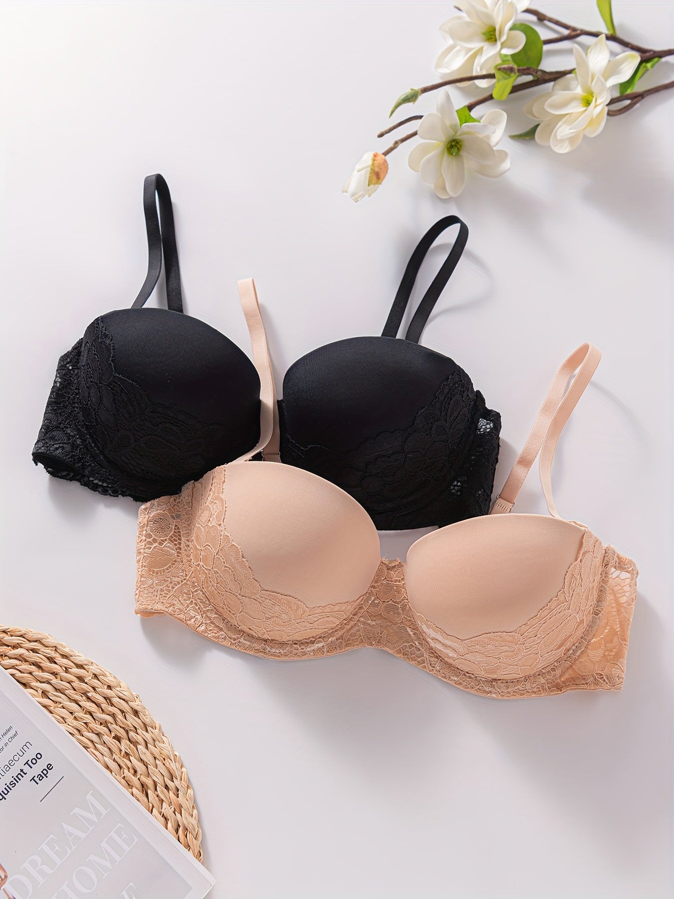 2-Pack Sexy Padded Bras