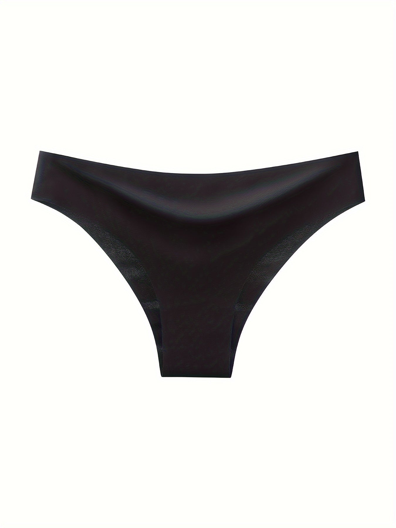 6pcs Solid Seamless Briefs Panty