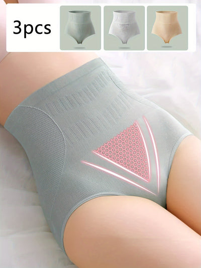 3pcs High Waist Shapewear Panties