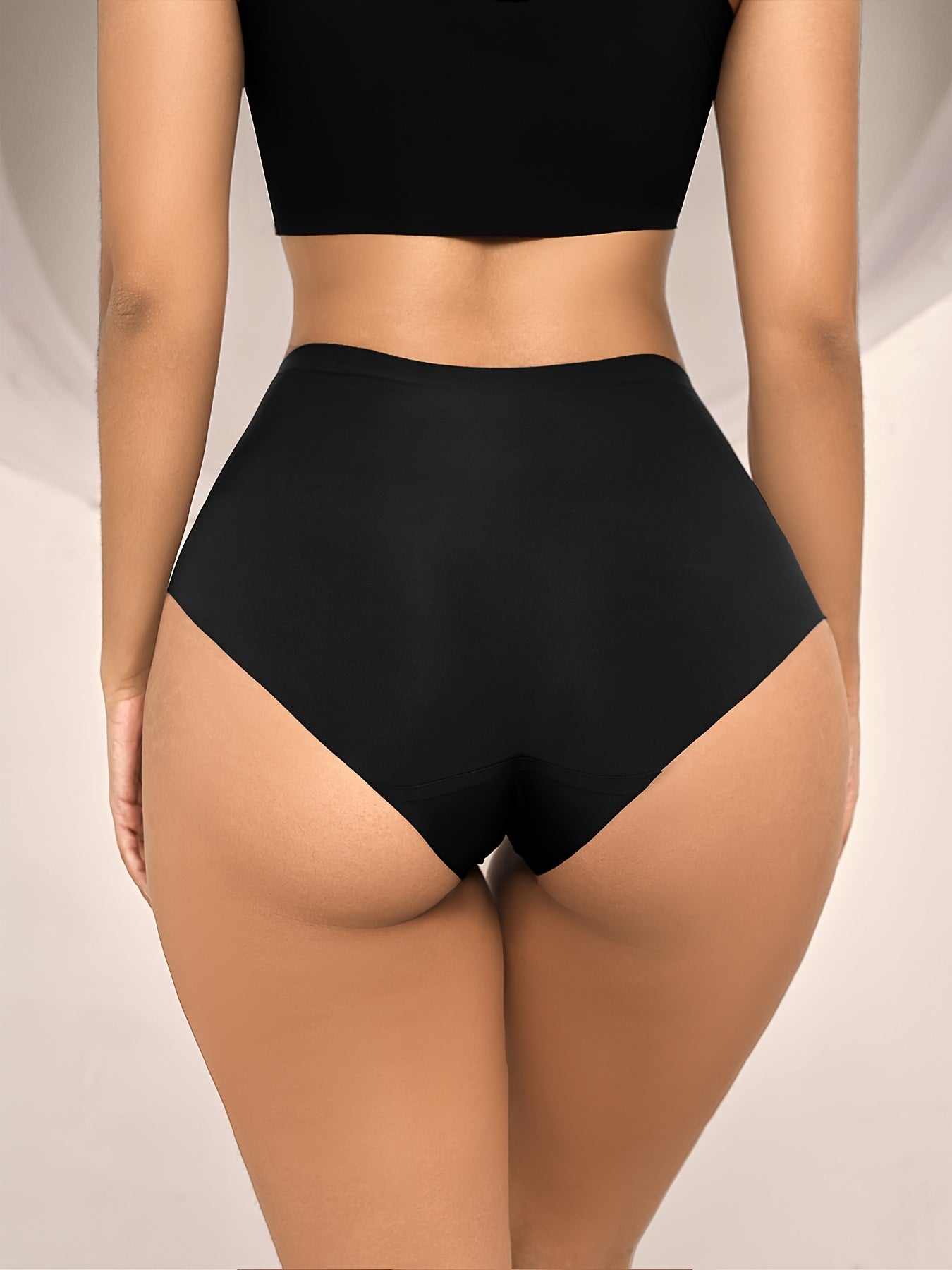 High-Waist Seamless Triangle Panty