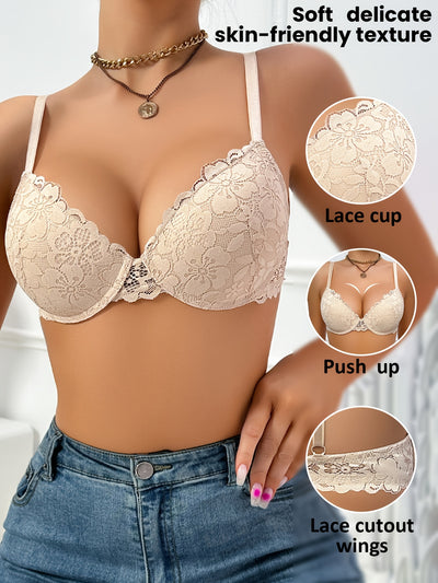 Sexy Lace Padded Underwire Bra