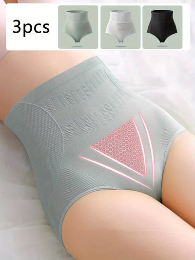 3pcs High Waist Shapewear Panties