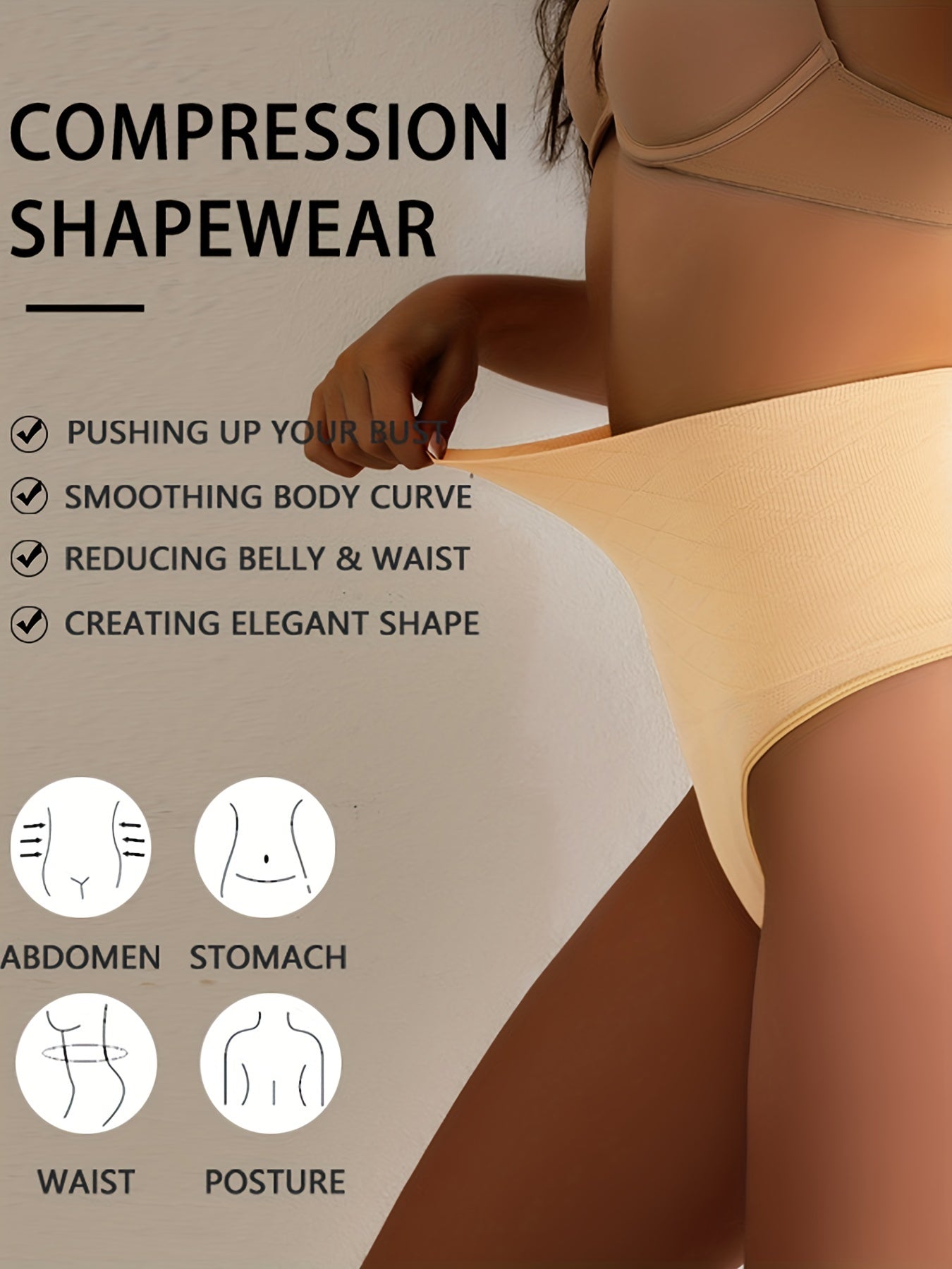 High Waist Tummy Control Shapewear Panty