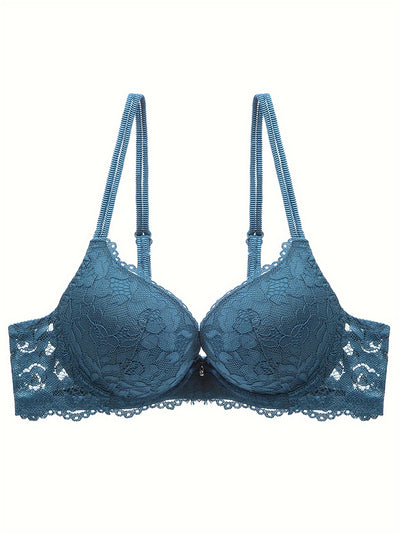 Lace Mesh Push-Up Bra