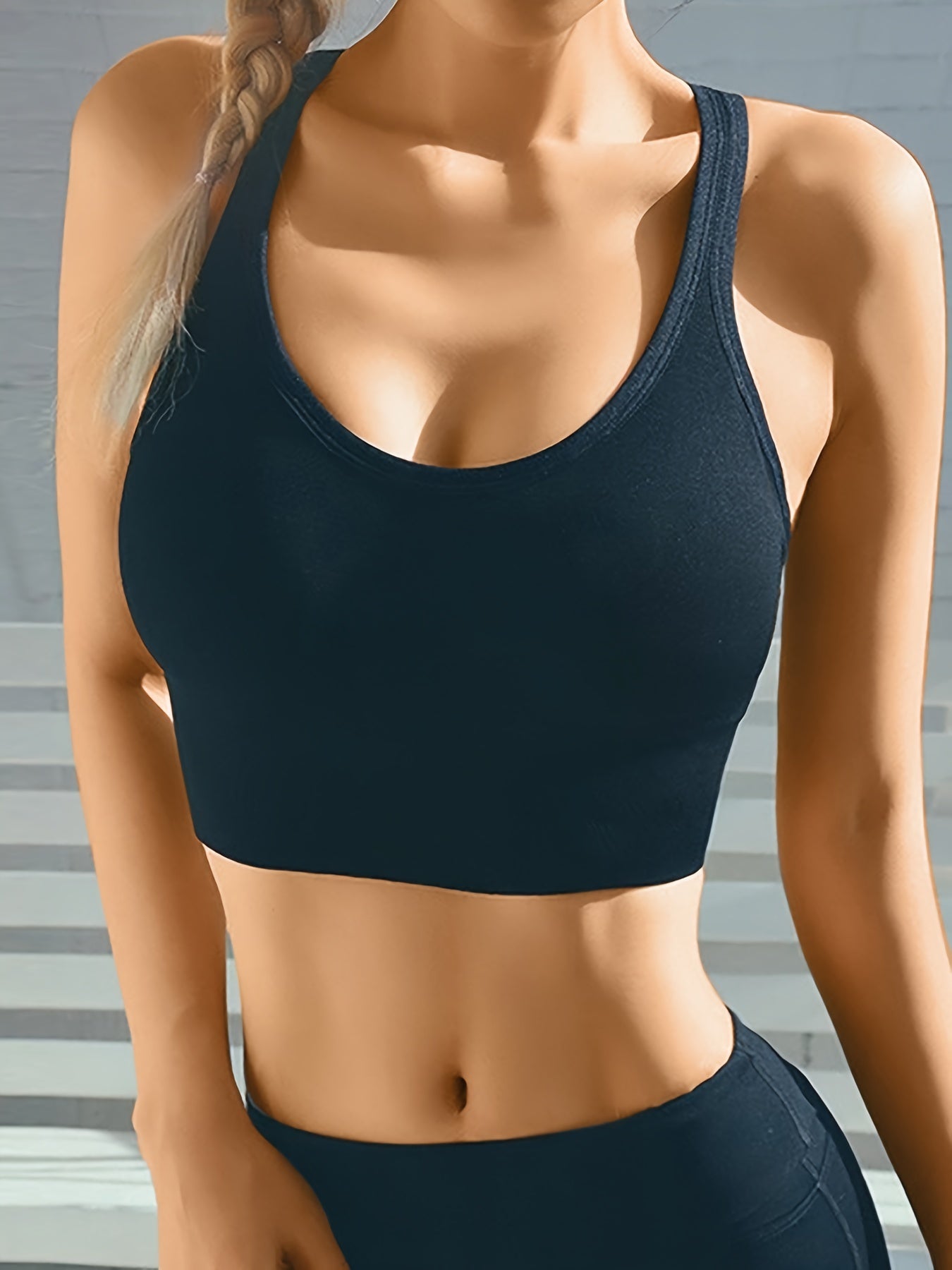 Wireless Push Up Sports Bra