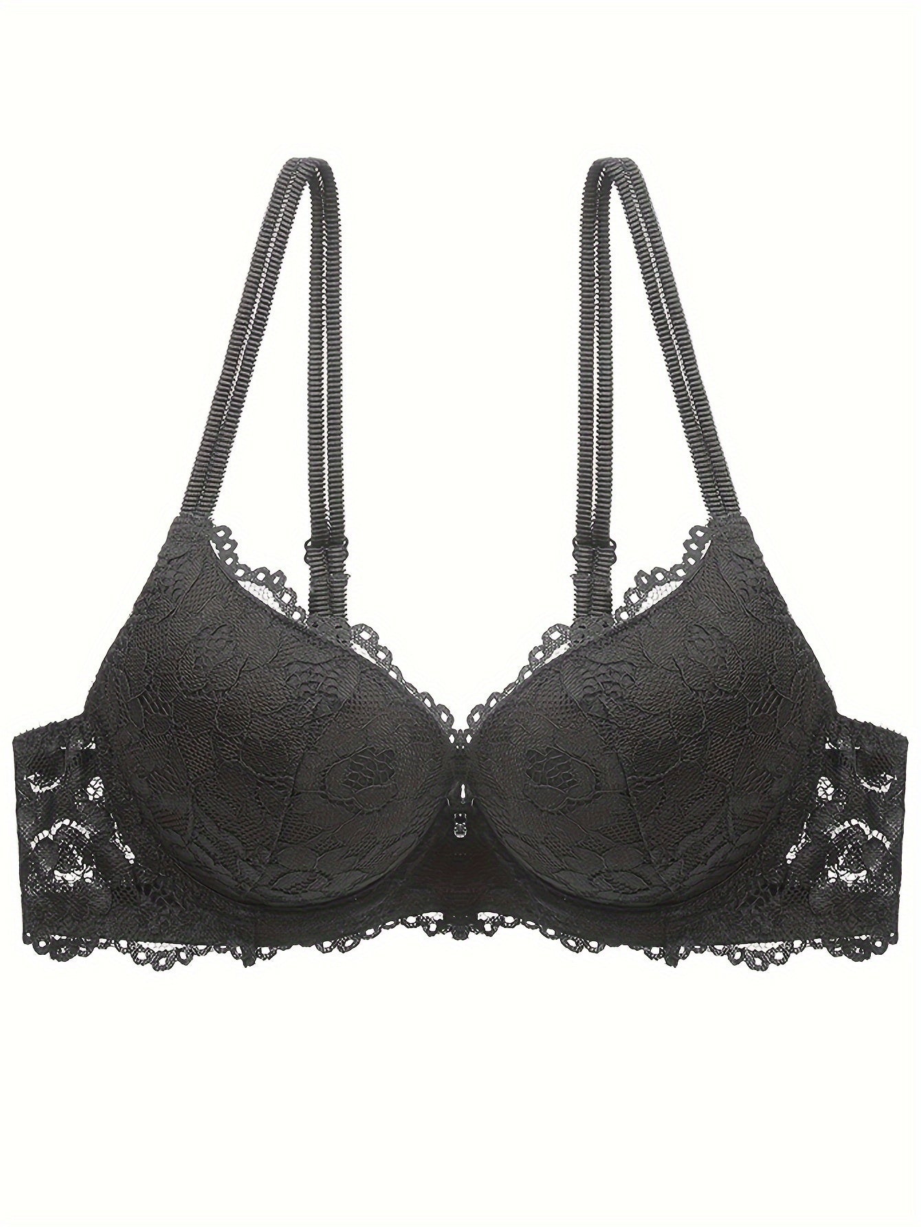 Lace Mesh Push-Up Bra