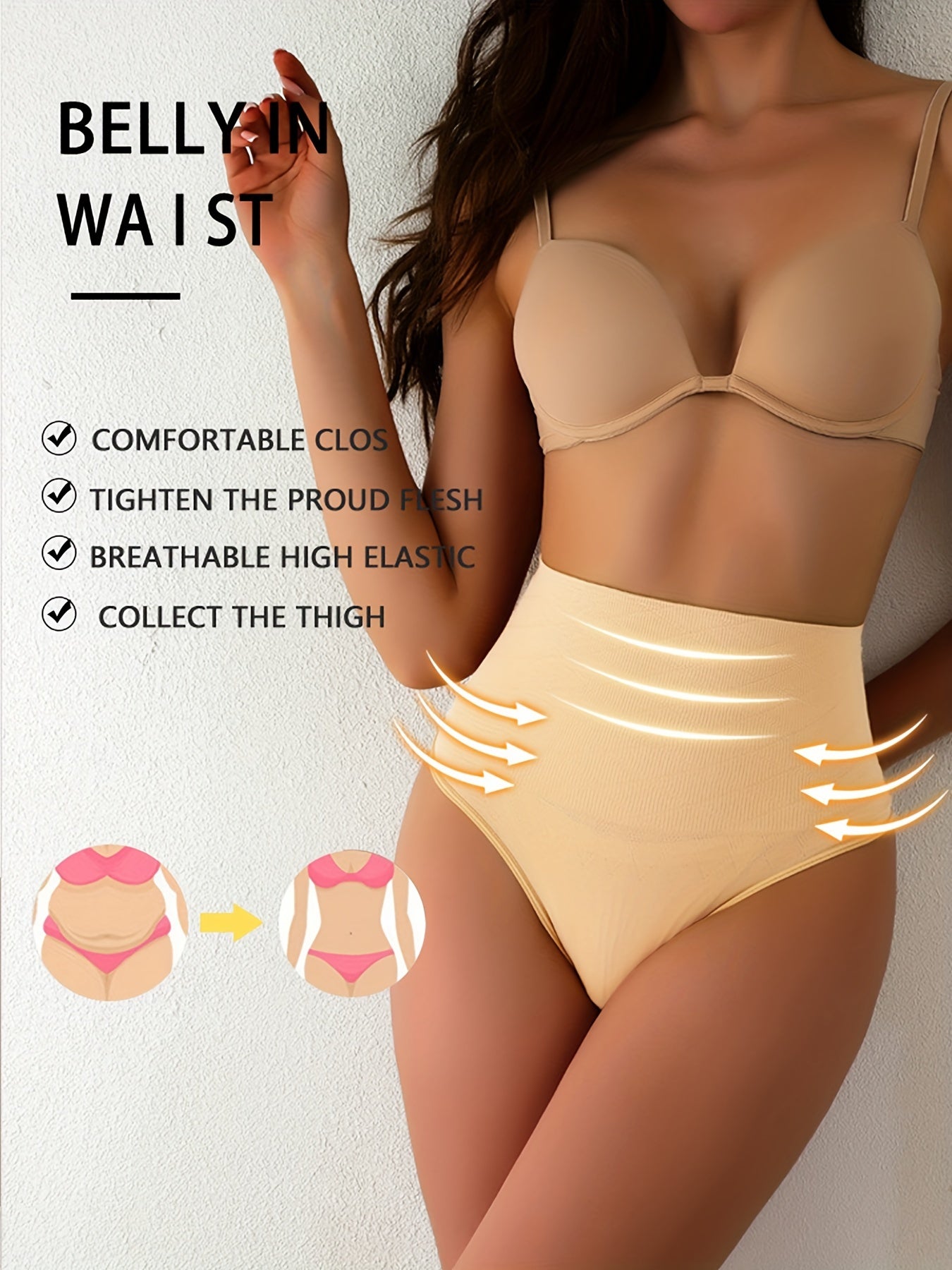 High Waist Tummy Control Shapewear Panty