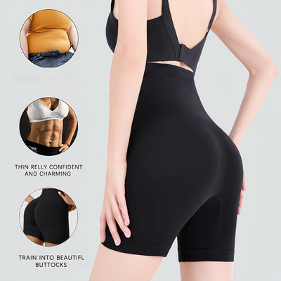 High-Waist Tummy Control Shapewear Shorts