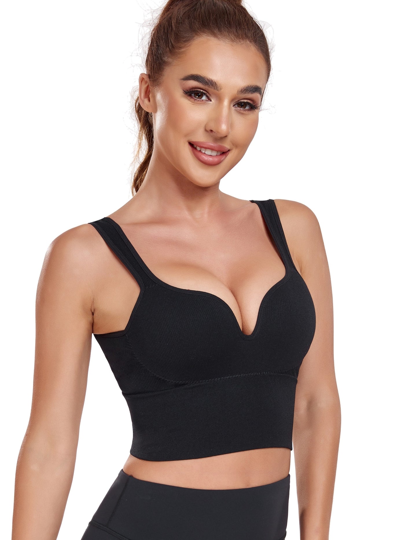 Seamless U-Back Sports Bra